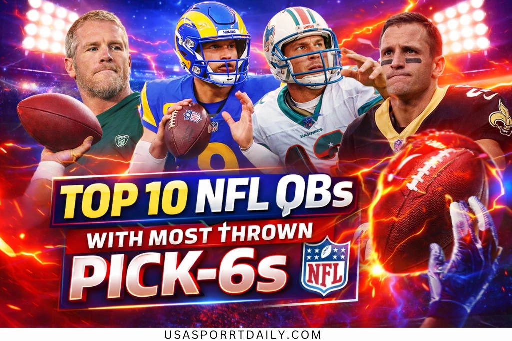 NFL QBs With Most Thrown Pick-6s